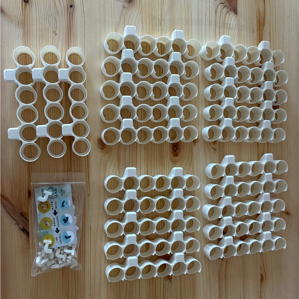 17mL & 18 mL IKEA SKADIS angled paint dropper bottle holders